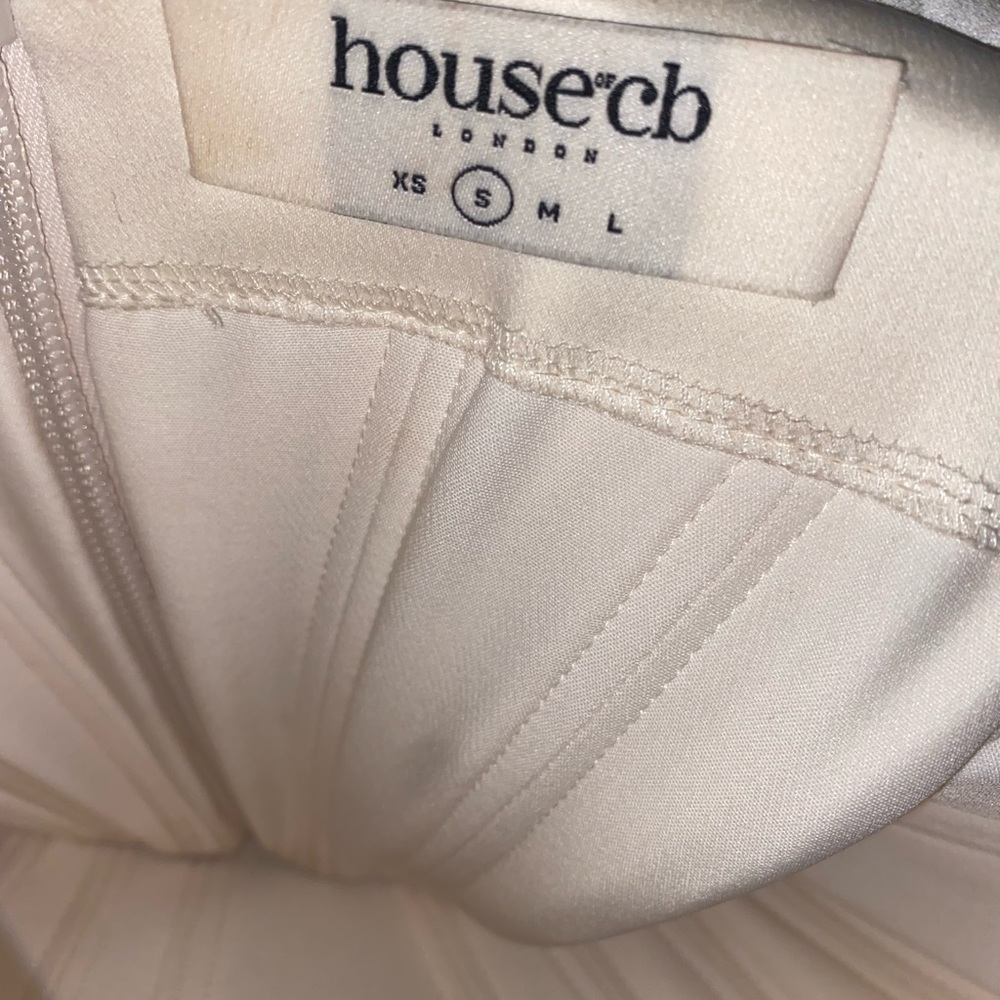 House of CB White Corset Dress